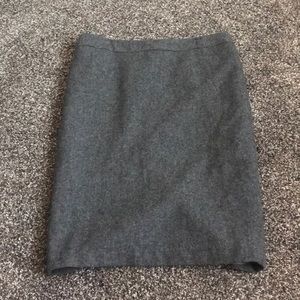 Grey pencil skirt